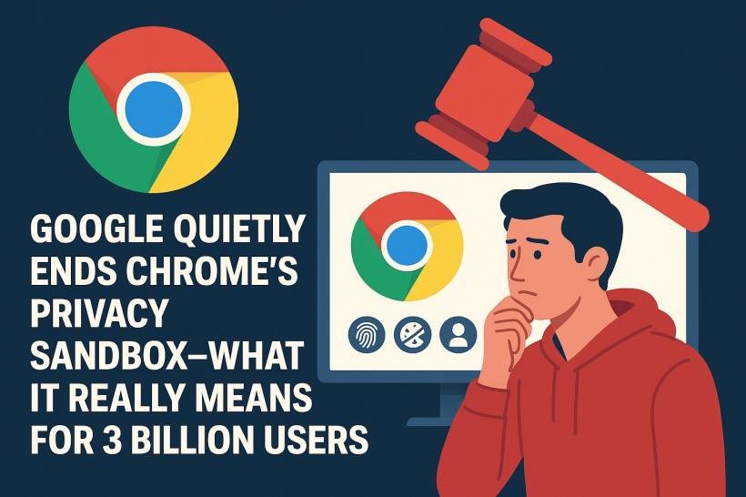 Google Quietly Ends Chrome’s Privacy Sandbox — What It Really Means for 3 Billion Users