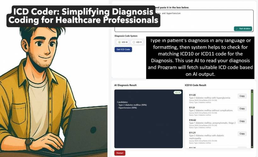 ICD Coder: Simplifying Diagnosis Coding for Healthcare Professionals