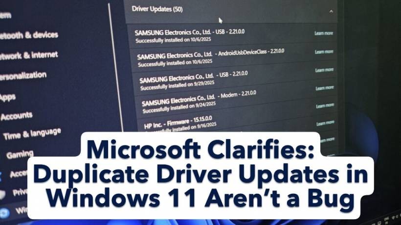 Microsoft Clarifies: Duplicate Driver Updates in Windows 11 Aren’t a Bug