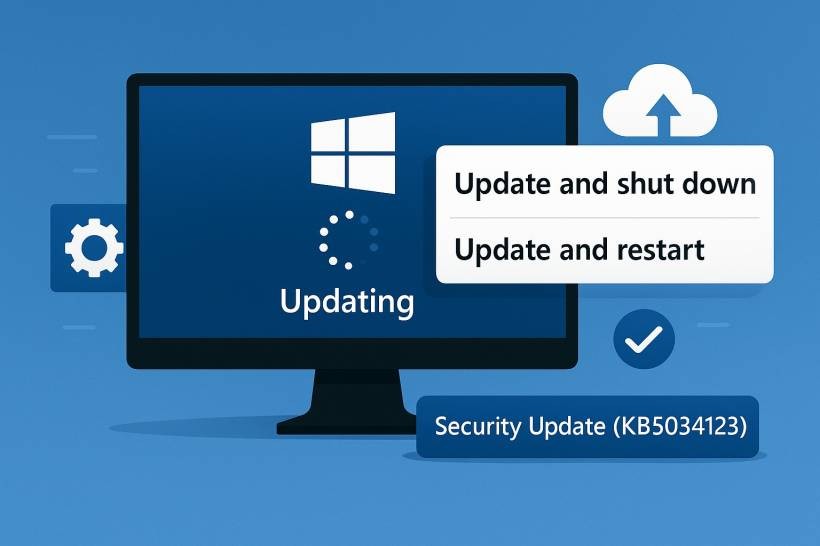 Microsoft Fixes Decades-Old “Update and Shut Down” Bug and Simplifies Windows Update Titles