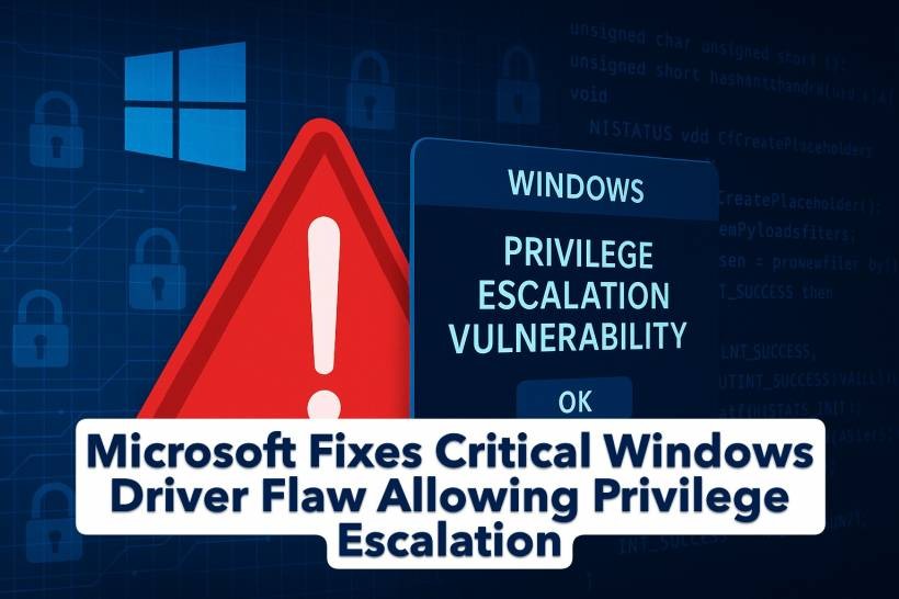 Microsoft Fixes Critical Windows Driver Flaw Allowing Privilege Escalation
