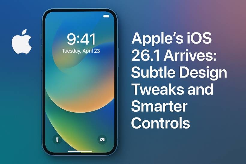 Apple’s iOS 26.1 Arrives: Subtle Design Tweaks and Smarter Controls