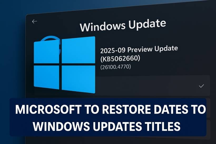 Microsoft Backtracks After Backlash: Dates Return to Windows 11 Updates