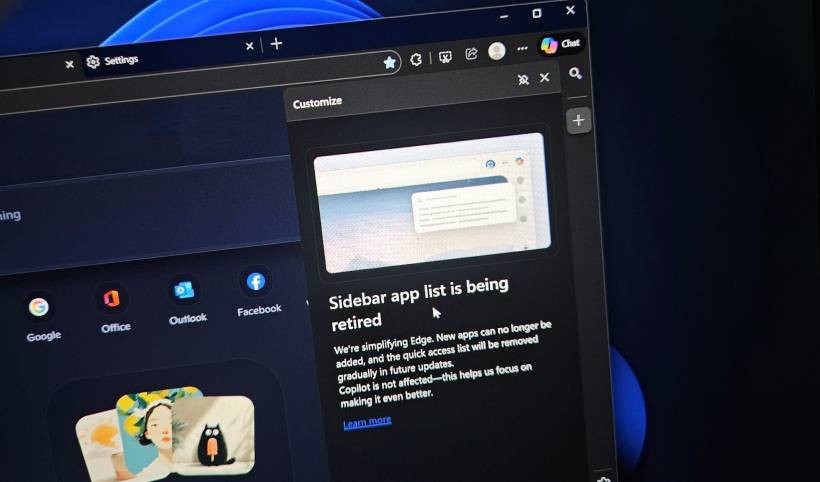 Microsoft Edge Is Quietly Removing the Sidebar App List – All to Make Room for Copilot