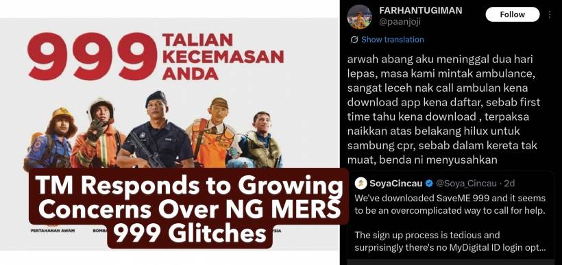 TM Responds to Growing Concerns Over NG MERS 999 Glitches