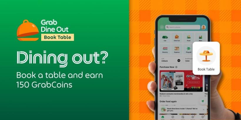 Grab Introduces “Book Table” – A New Way Malaysians Can Reserve Restaurants Without Leaving the App
