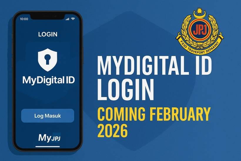 JPJ Will Require MyDigital ID Login Starting February 2026: Here’s What You Need to Know