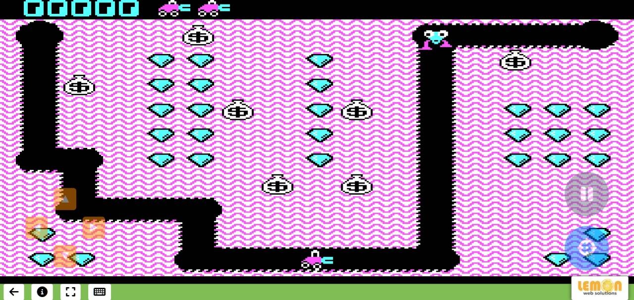 Bringing the Classic DOS Game Digger to the Web & Mobile Phone