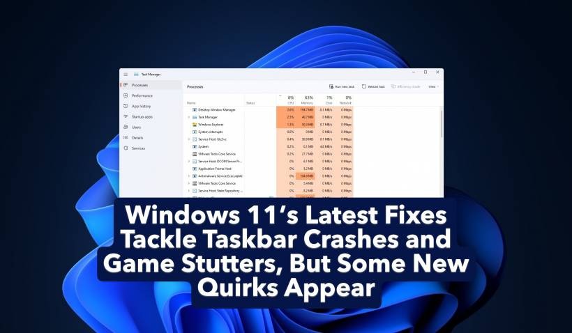Windows 11’s Latest Fixes Tackle Taskbar Crashes and Game Stutters, But Some New Quirks Appear