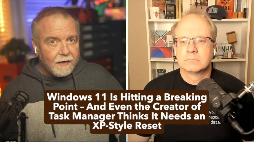 Windows 11 Is Hitting a Breaking Point – And Even the Creator of Task Manager Thinks It Needs an XP-Style Reset