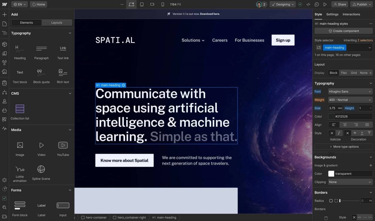 WebFlow.Io - No Programming Needed. Just Design & Design!