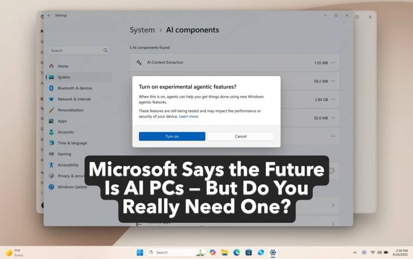 Microsoft Says the Future Is AI PCs — But Do You Really Need One?
