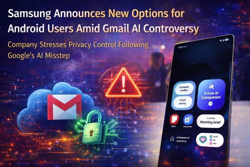 Samsung Says Android Users Deserve Real Choices After Gmail AI Confusion