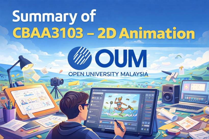 Summary of CBAA3103 - 2D Animation