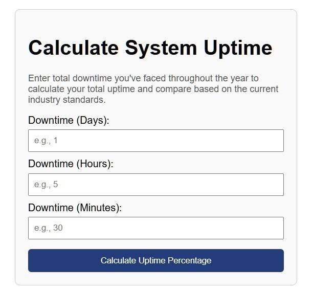 The Importance of a Reliable Downtime Calculator for SLA Reporting