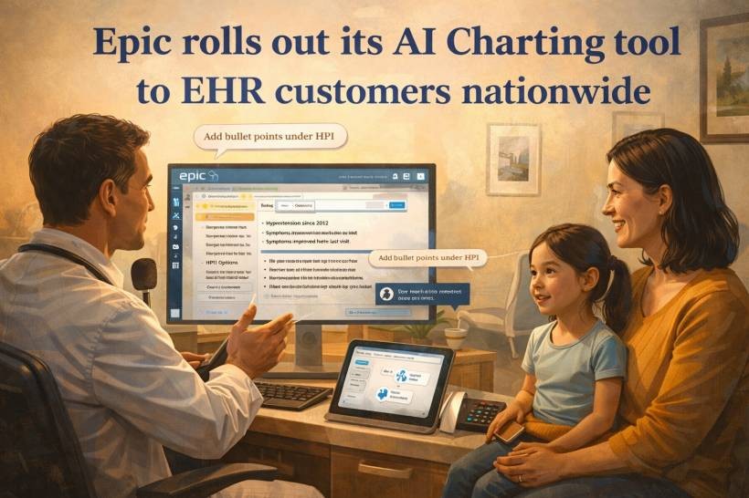 Epic rolls out its AI Charting tool to EHR customers nationwide