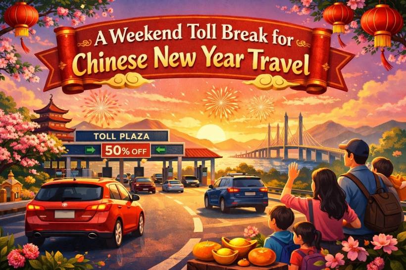 A Weekend Toll Break for Chinese New Year Travel
