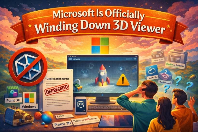 microsoftofficiallywindingdown3DViewer