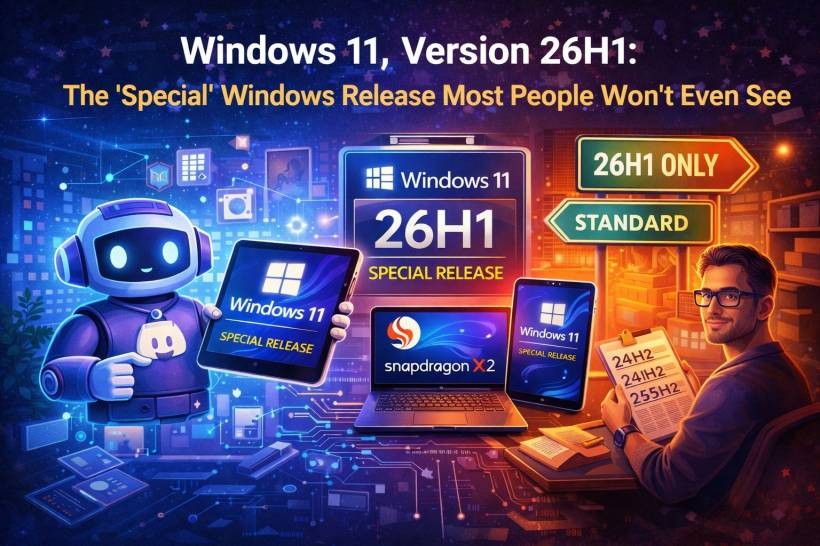 Windows 11, version 26H1: the “special” Windows release most people won’t even see