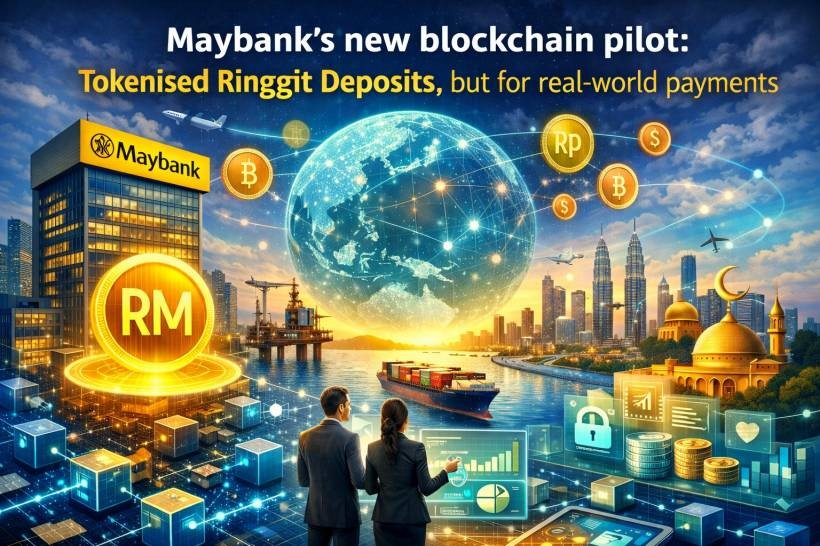 Maybank’s new blockchain pilot: tokenised ringgit deposits, but for real-world payments