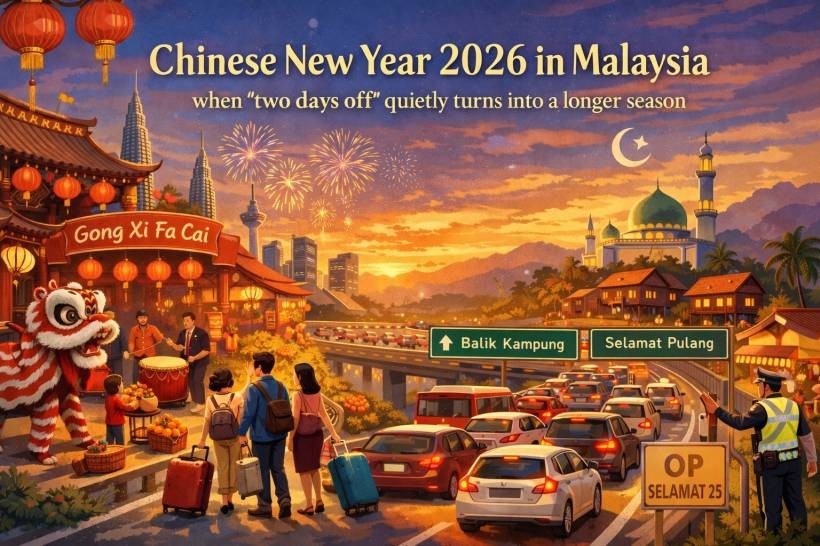 Chinese New Year 2026 in Malaysia: when “two days off” quietly turns into a longer season