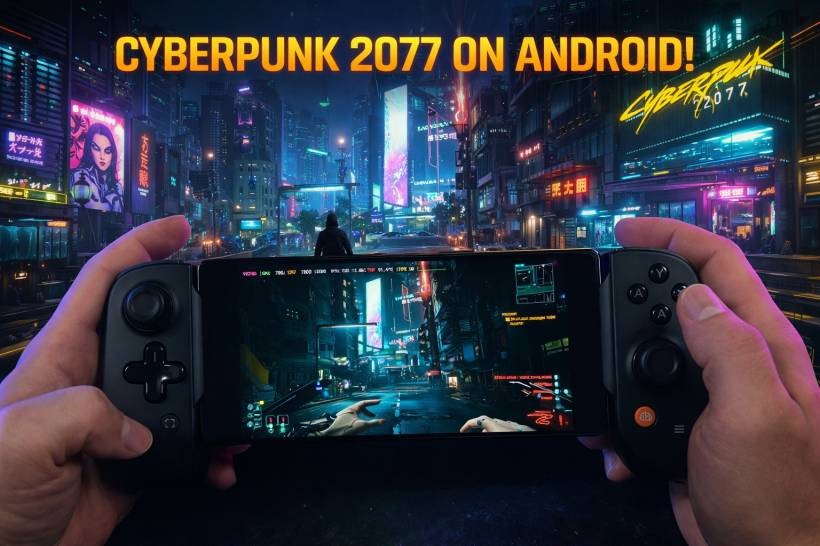 Cyberpunk 2077 on a phone used to be a joke… and now it’s actually happening