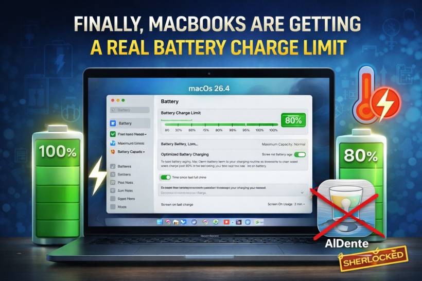 Finally, MacBooks are Getting a Real Battery Charge Limit