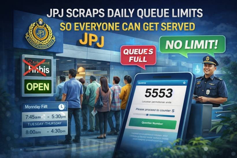 JPJ Scraps Daily Queue Limits So Everyone Can Get Served