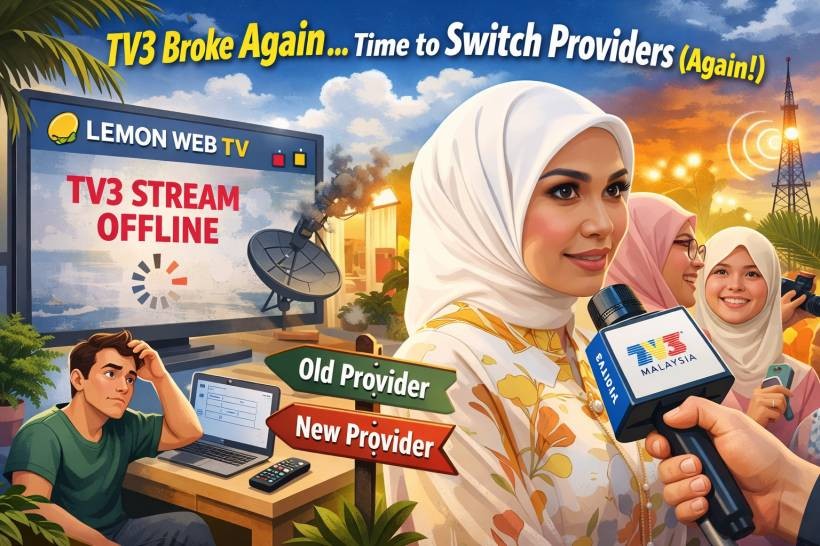 Lemon Web TV: TV3 Broke Again, So I Switched Providers (Yet Again)