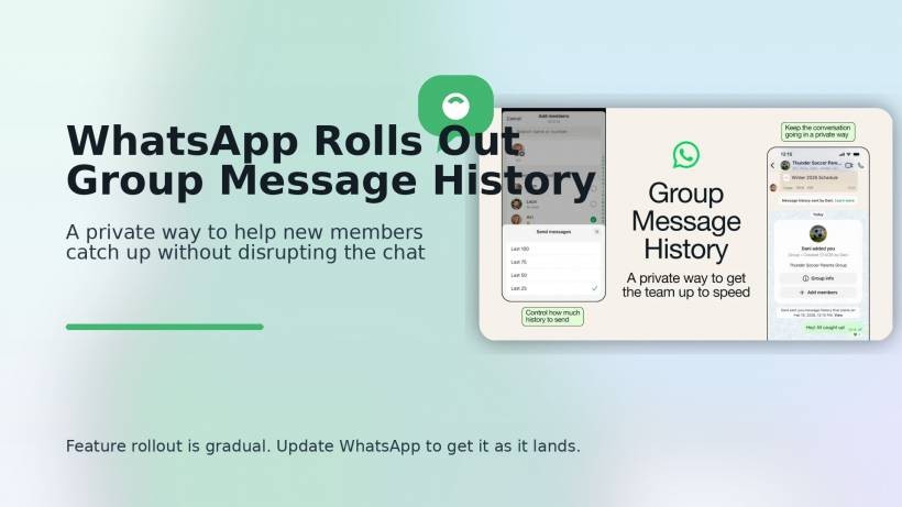 WhatsApp Is Adding “Group Message History” So New Members Don’t Join Completely Lost