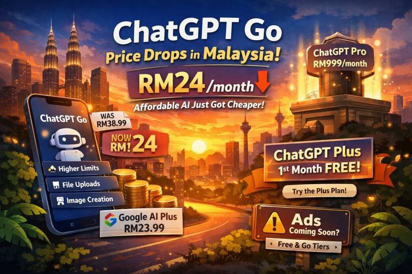 ChatGPT Go in Malaysia Just Got Cheaper, And That’s Not Something You See Every Day