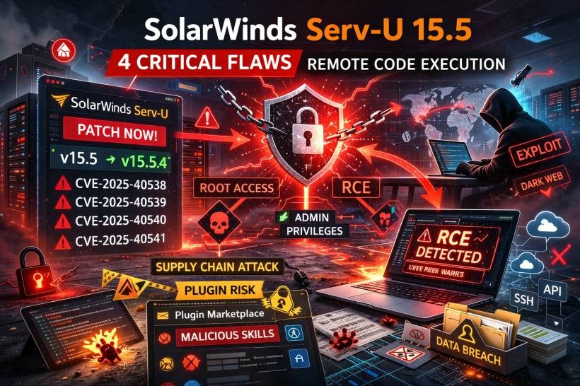 SolarWinds Serv-U 15.5: Four Critical Bugs, One Clear Message — Patch Now
