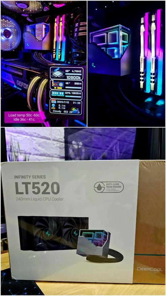 Upgraded my CPU Cooler to Deepcool LT520