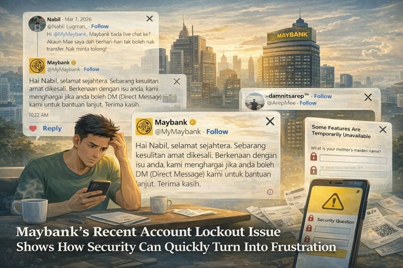 maybankrecentacclockoutissue