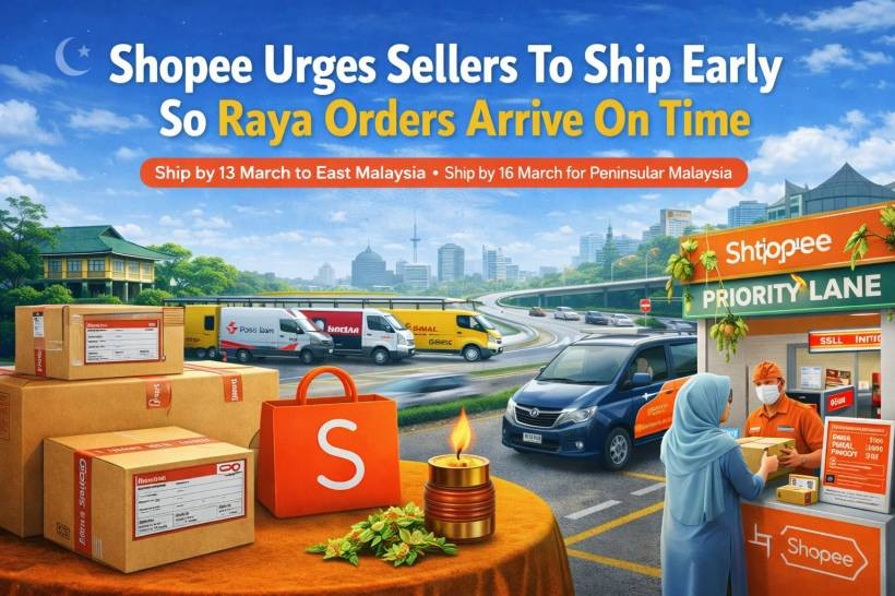 Shopee Urges Sellers To Ship Early So Raya Orders Arrive On Time