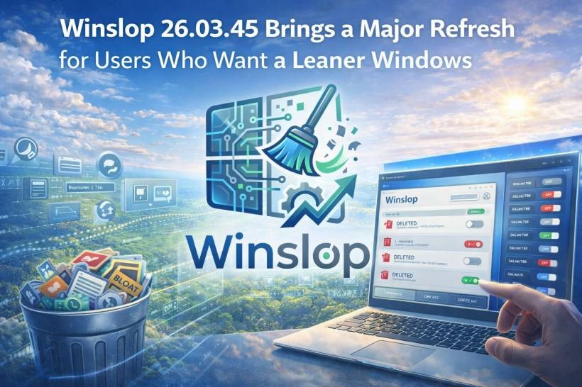 Winslop 26.03.45 Brings a Major Refresh for Users Who Want a Leaner Windows Experience