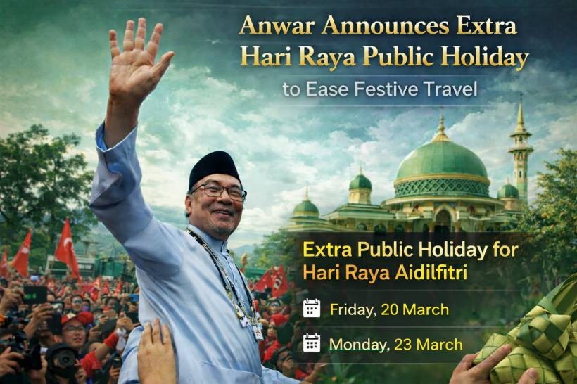 PM Announces Extra Hari Raya Public Holiday to Ease Festive Travel
