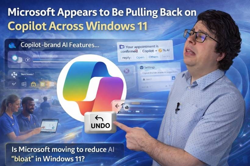 Microsoft Appears to Be Pulling Back on Copilot Across Windows 11