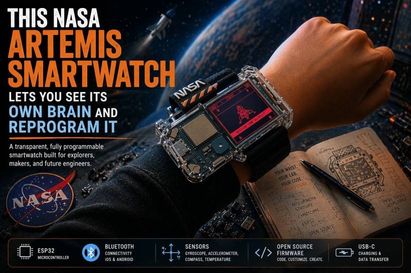 NASAArtemisSmartwatch