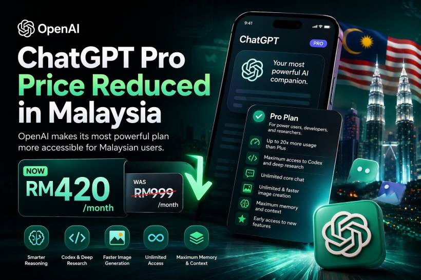 OpenAI Lowers ChatGPT Pro Pricing in Malaysia, Making the Premium Tier Less Intimidating