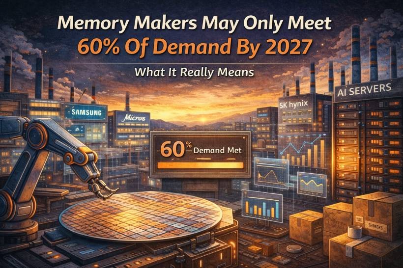 Memory Makers May Only Meet 60% Of Demand By 2027: What It Really Means