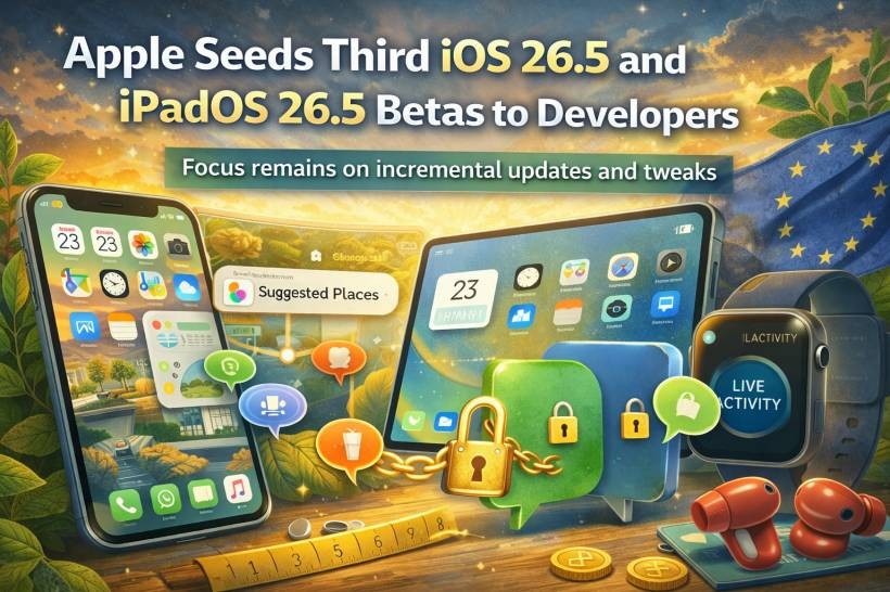 Apple Rolls Out Third iOS 26.5 and iPadOS 26.5 Betas, With Focus Staying on Smaller Improvements