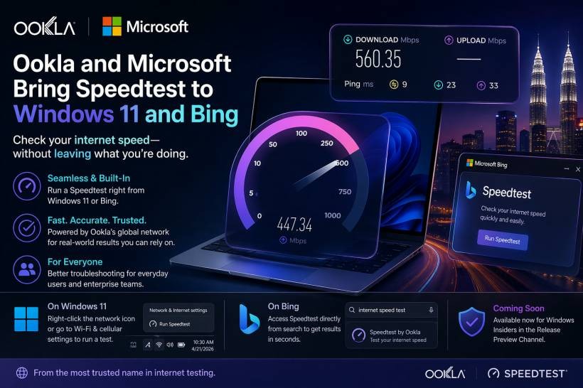 Speedtest Is Coming Built-In to Windows 11 and Bing