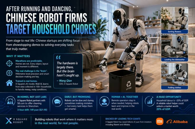 From Dancing Robots to Doing the Dishes: China’s Humanoid Shift Gets Real