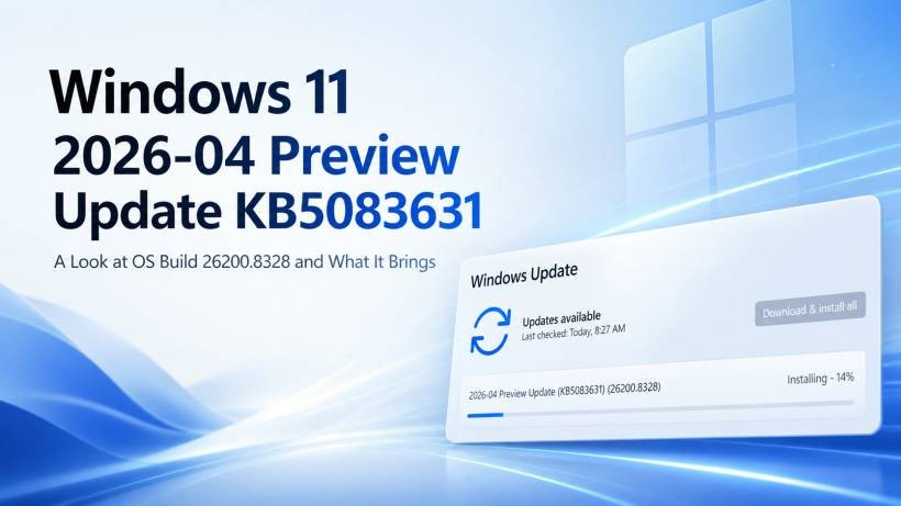 Windows 11 2026-04 Preview Update KB5083631: A Small-Sounding Update With Some Useful Everyday Fixes