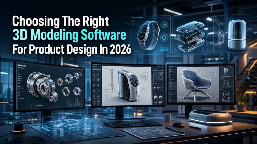 Choosing The Right 3D Modeling Software For Product Design In 2026
