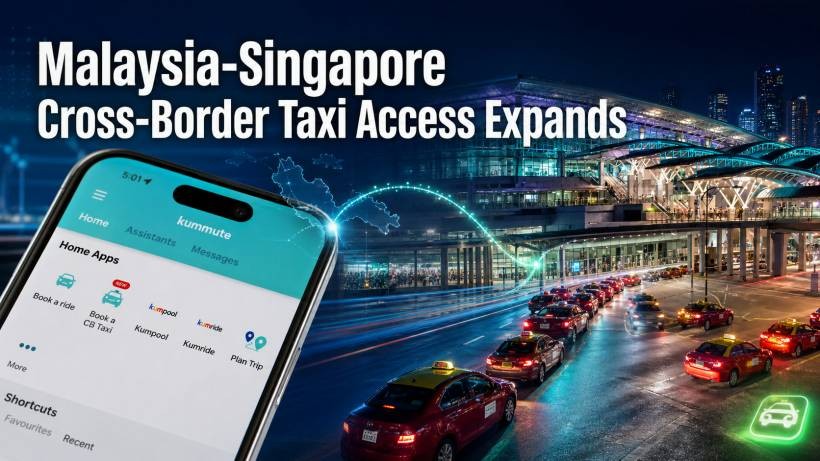 Malaysia And Singapore Expand Cross-Border Taxi Access As Grab Begins JB-SG Pilot