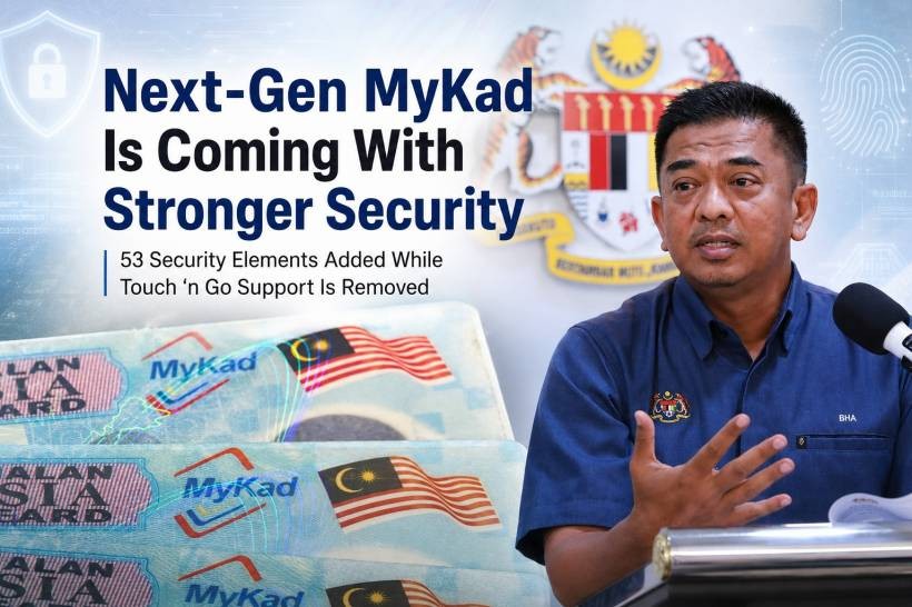 Next-Gen MyKad Is Coming With Stronger Security, But Touch ‘n Go Will Be Removed