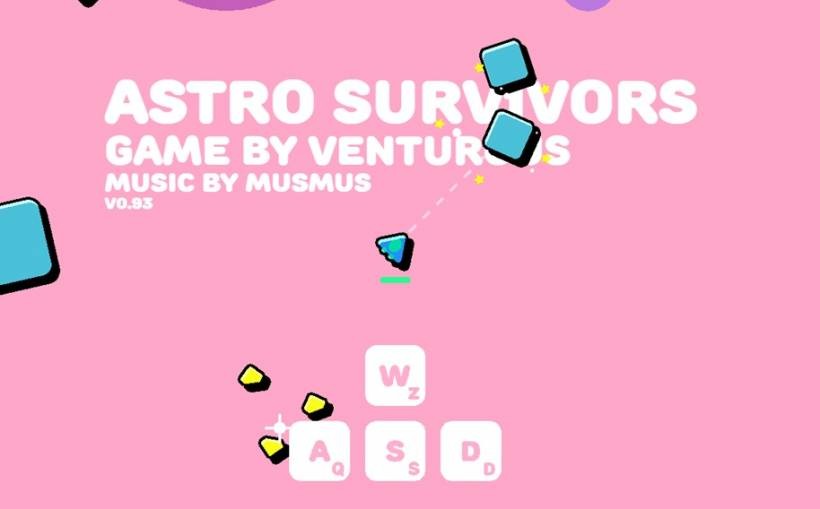 Astro Survivors: A Fast Space Survival Game Built Around Movement, Upgrades, And Arcade Pressure