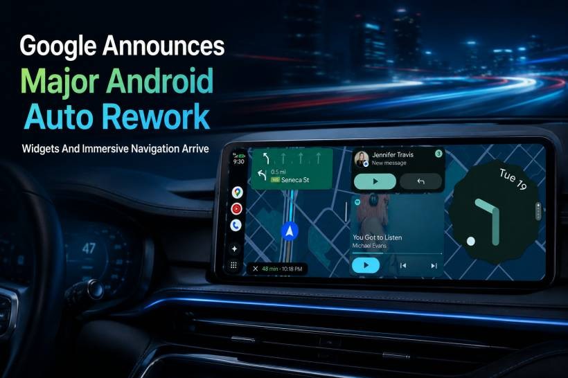 Google Gives Android Auto A Major Redesign With Widgets And Immersive Navigation